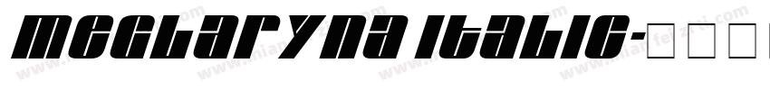 Meglaryna Italic字体转换